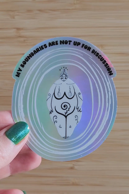 MY BOUNDARIES STICKER